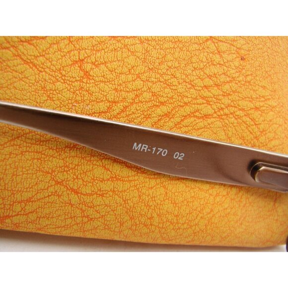 Michael Ryen Europa Int Bronze Rectangular Eyeglass Frames MR-170 w/ Soft Case - Picture 7 of 12